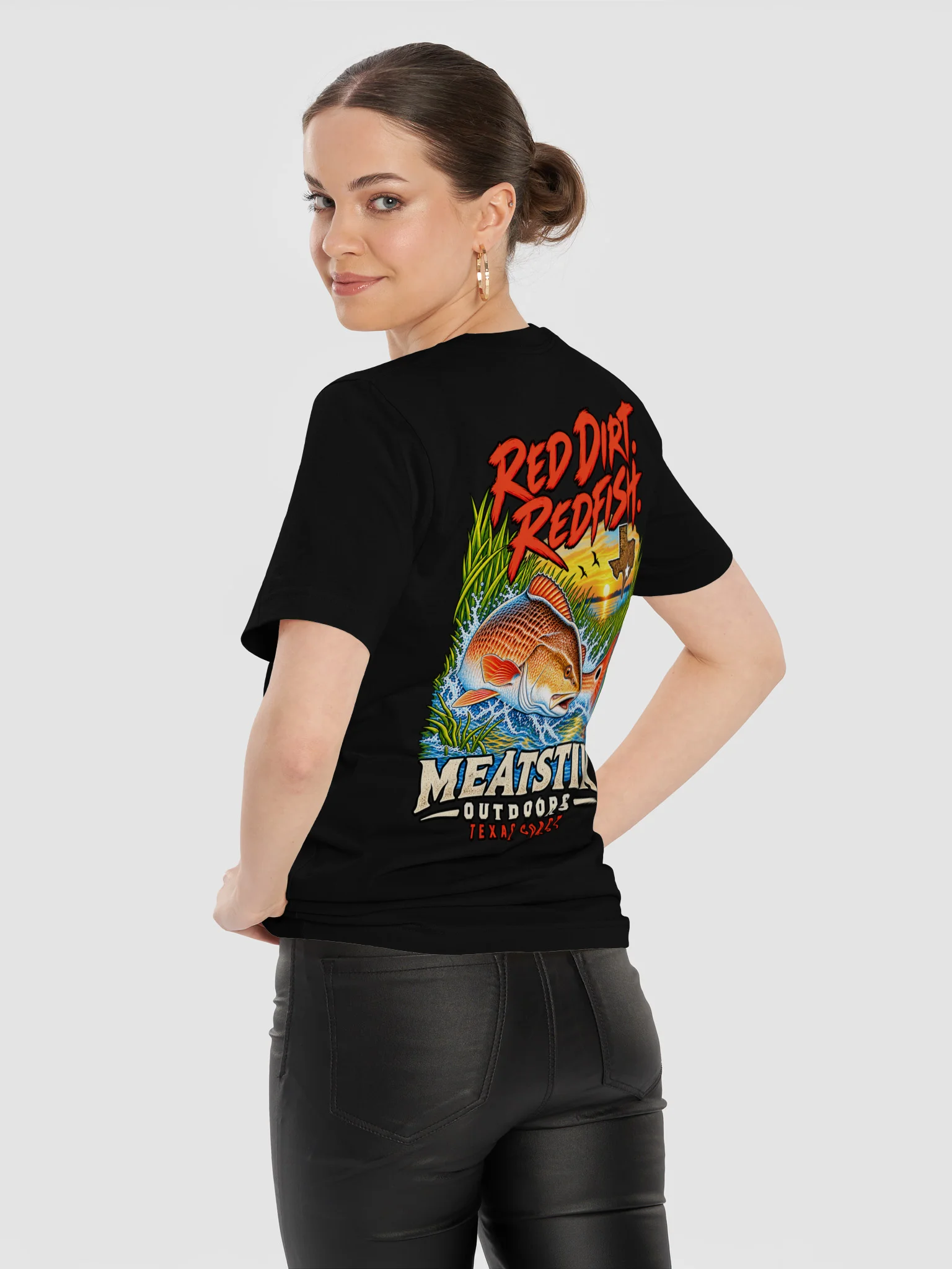 Red Dirt. Redfish. Texas Coast Tee product image (12)