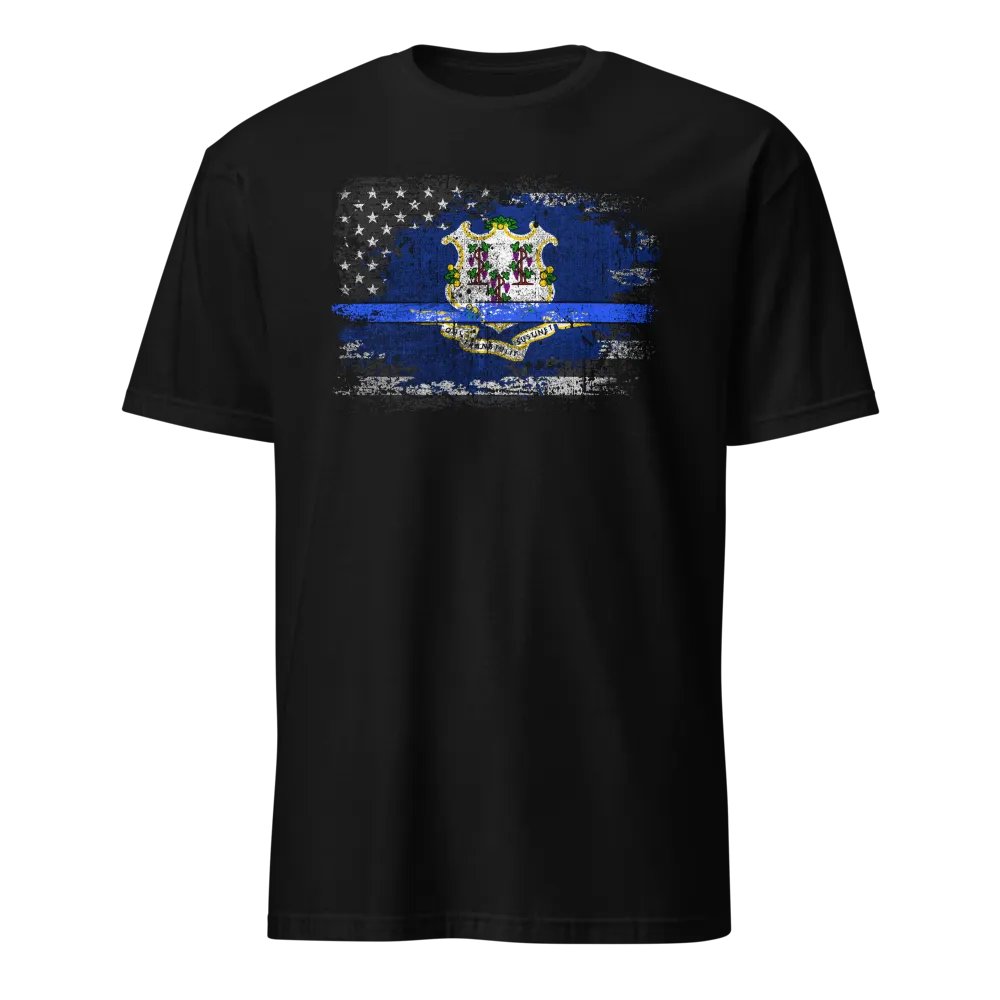 Connecticut Thin Blue Line Flag product image (1)