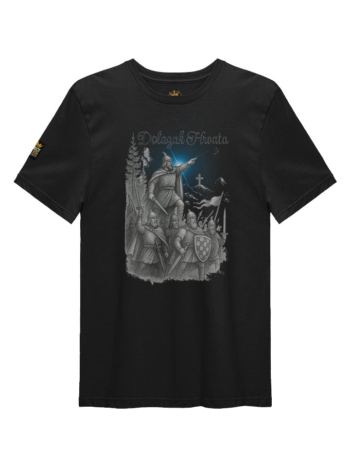 Crowned Patriot Streetwear Tee Dolazak Hrvata product image (1)