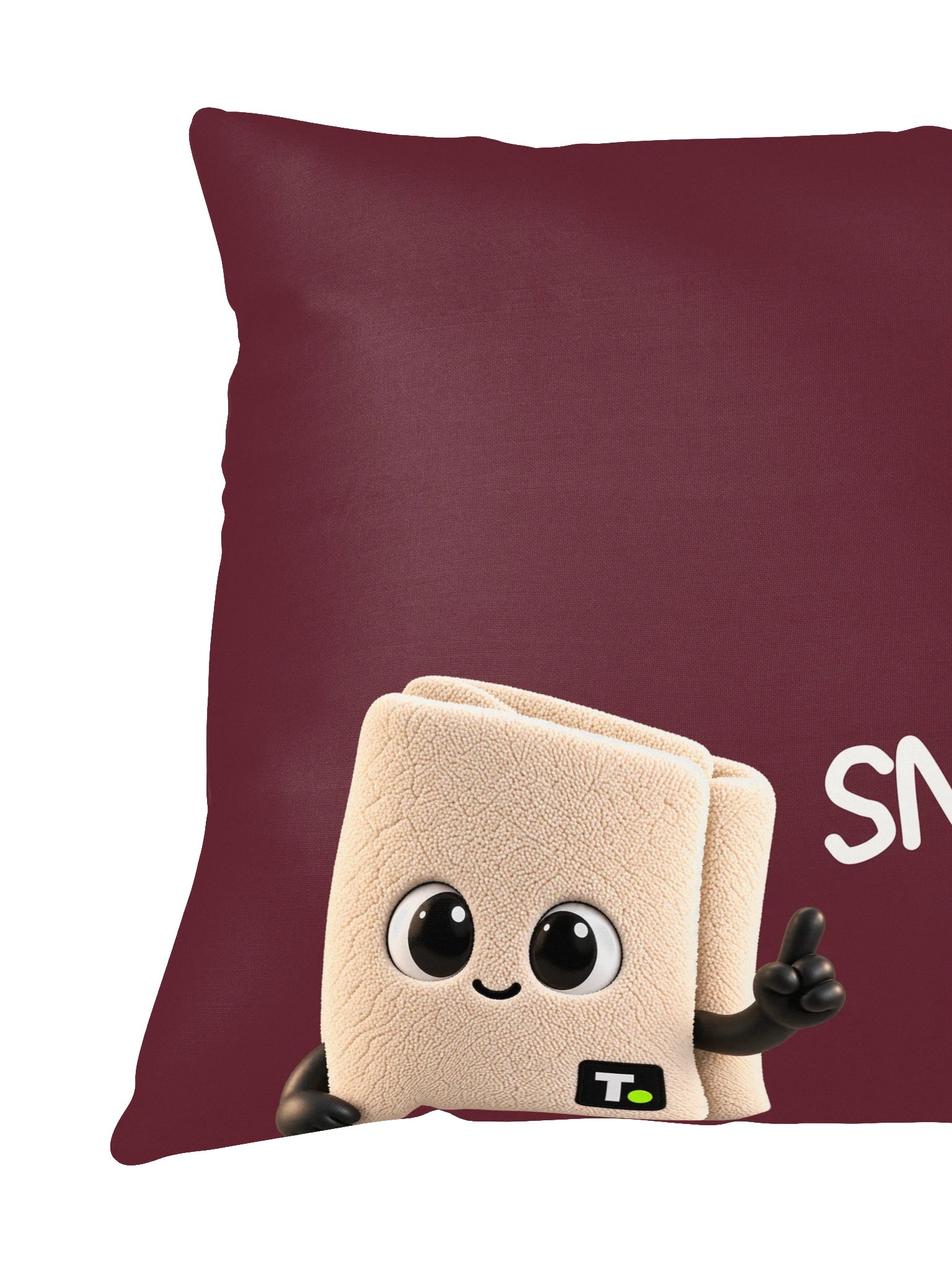 Towel Cushion, Burgundy product image (3)