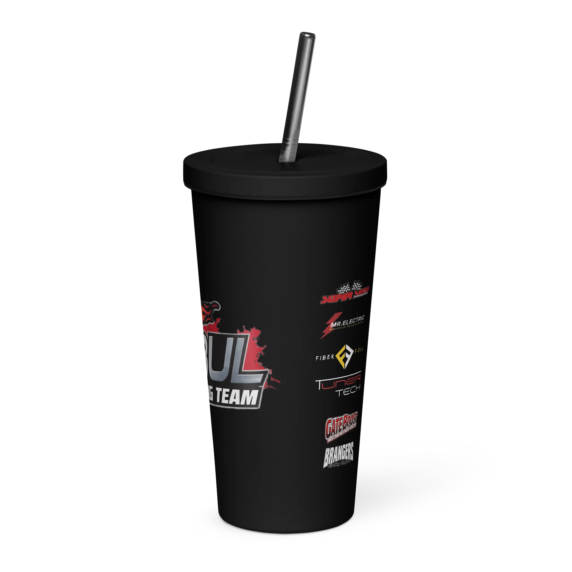 Insulated Tumbler with a Straw spon - Bul Racing Team - NOxv2VCgVB4