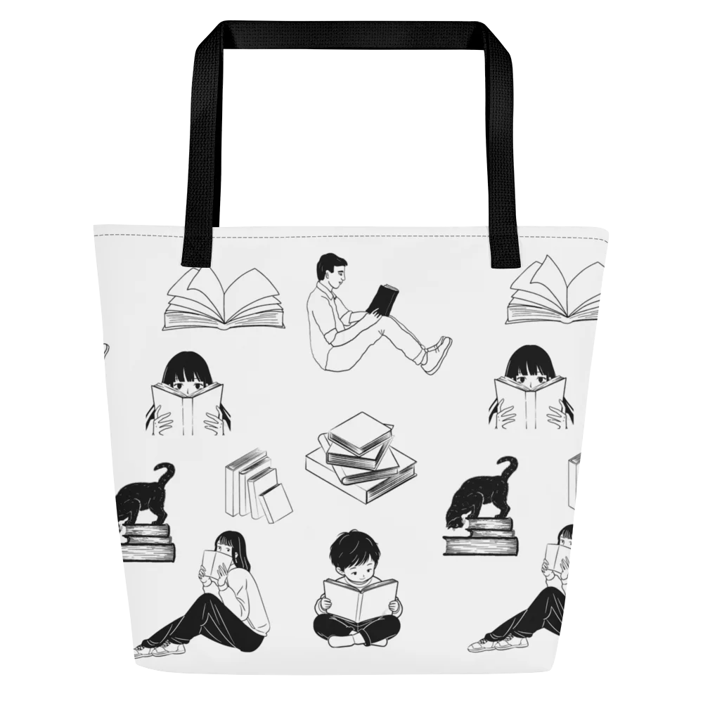 Literary Collage Large Tote Bag product image (1)