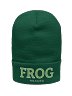 Amphifa: Embroidered FROG Cuffed Beanie