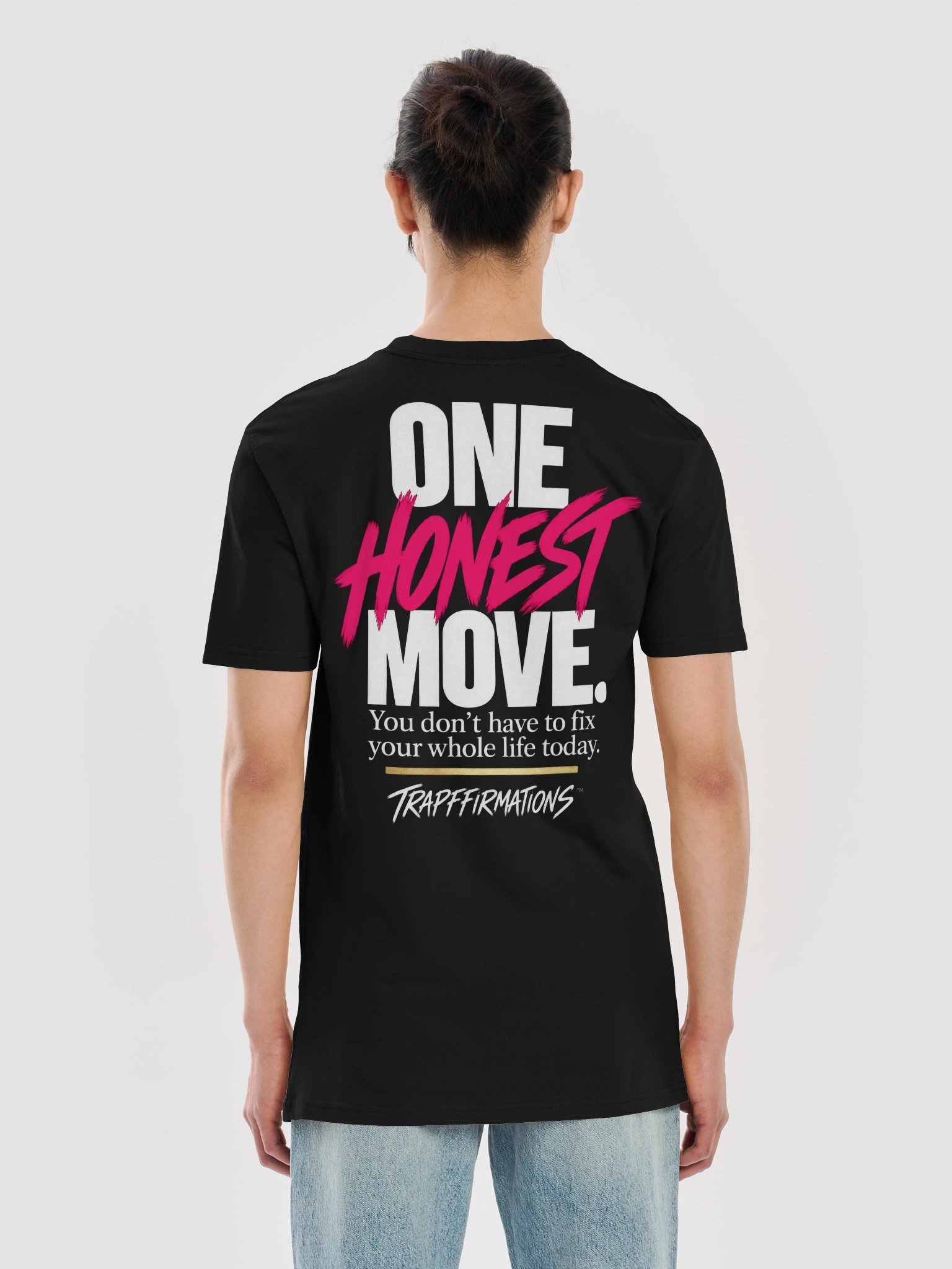 ONE HONEST MOVE. • The Reset Tee | Black product image (6)