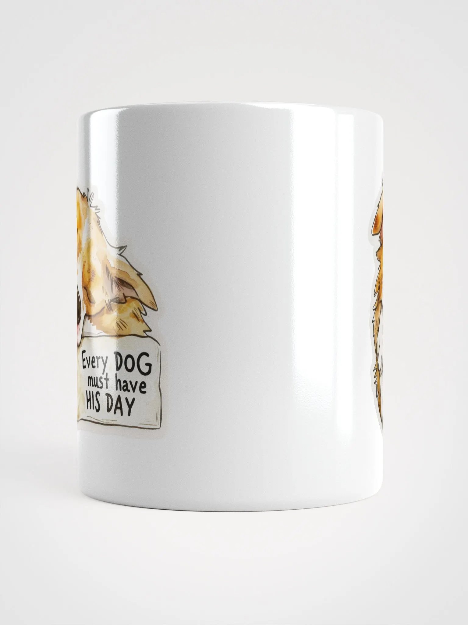 Dreamy Dog Days White Glossy Mug product image (5)