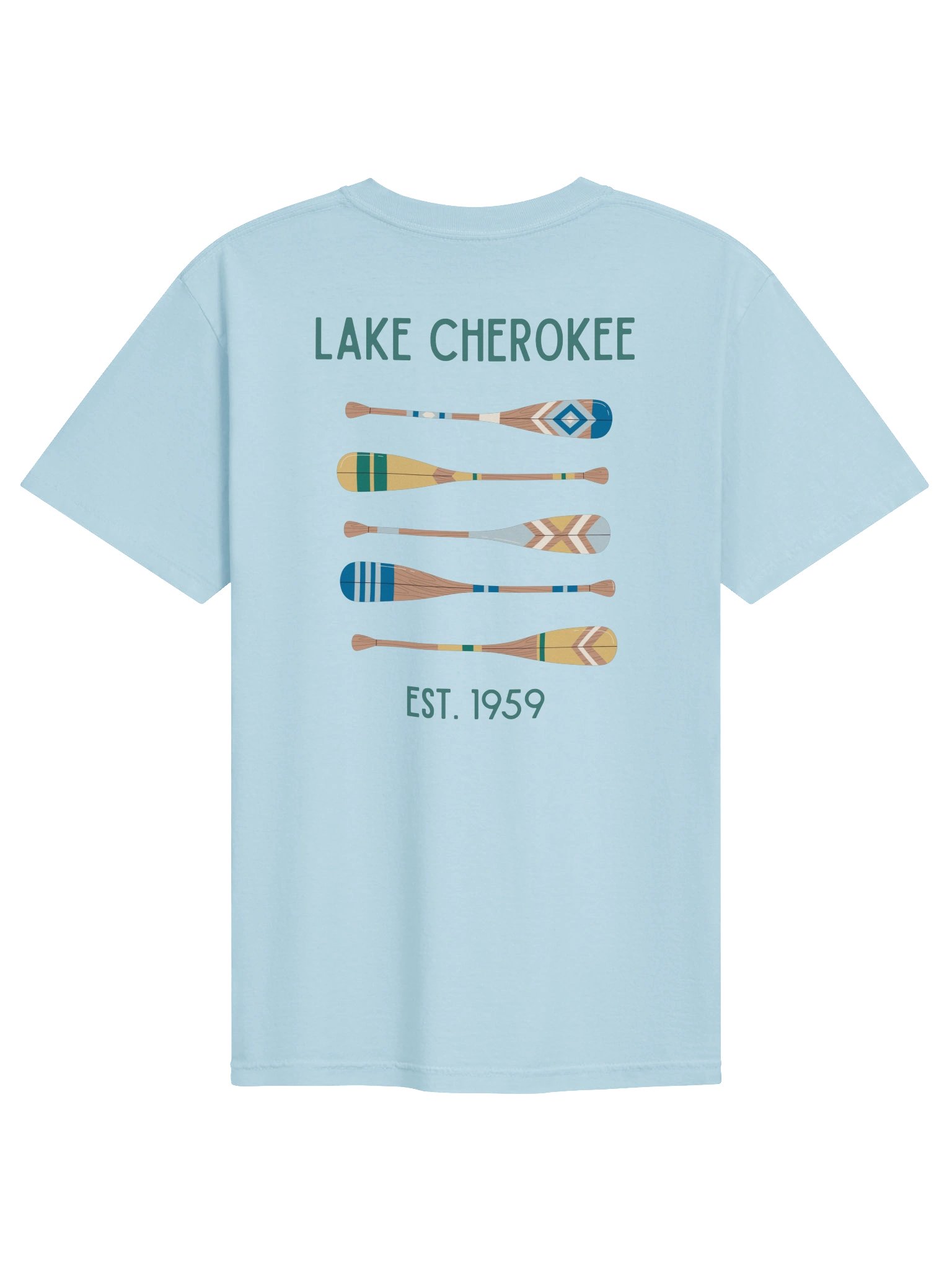 Lake Cherokee Paddles Tee product image (1)