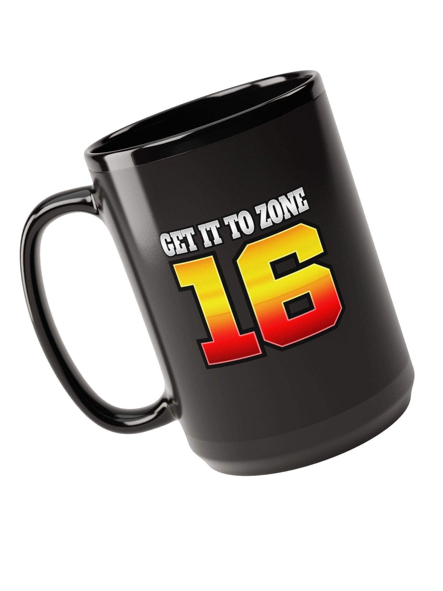 Get It To Zone 16 Zone 18 Black Glossy Mug product image (5)