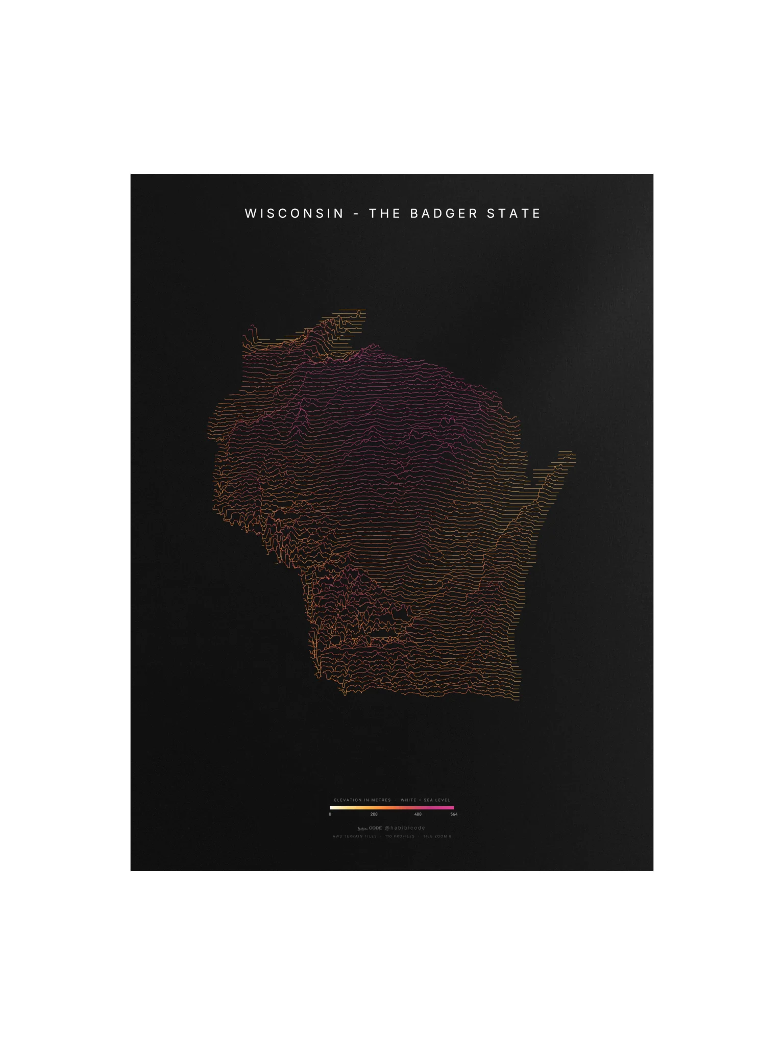 Ridgeline Poster - Wisconsin product image (1)