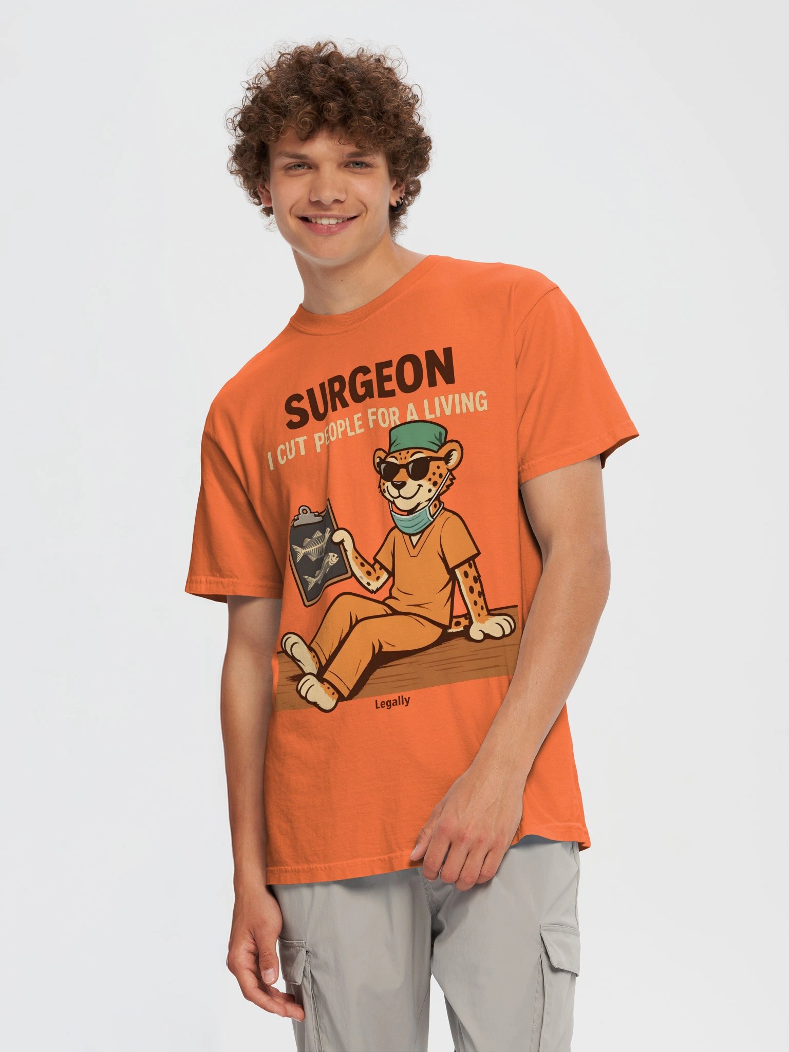 Surgeon cheetah Funny Cartoon tee product image (5)