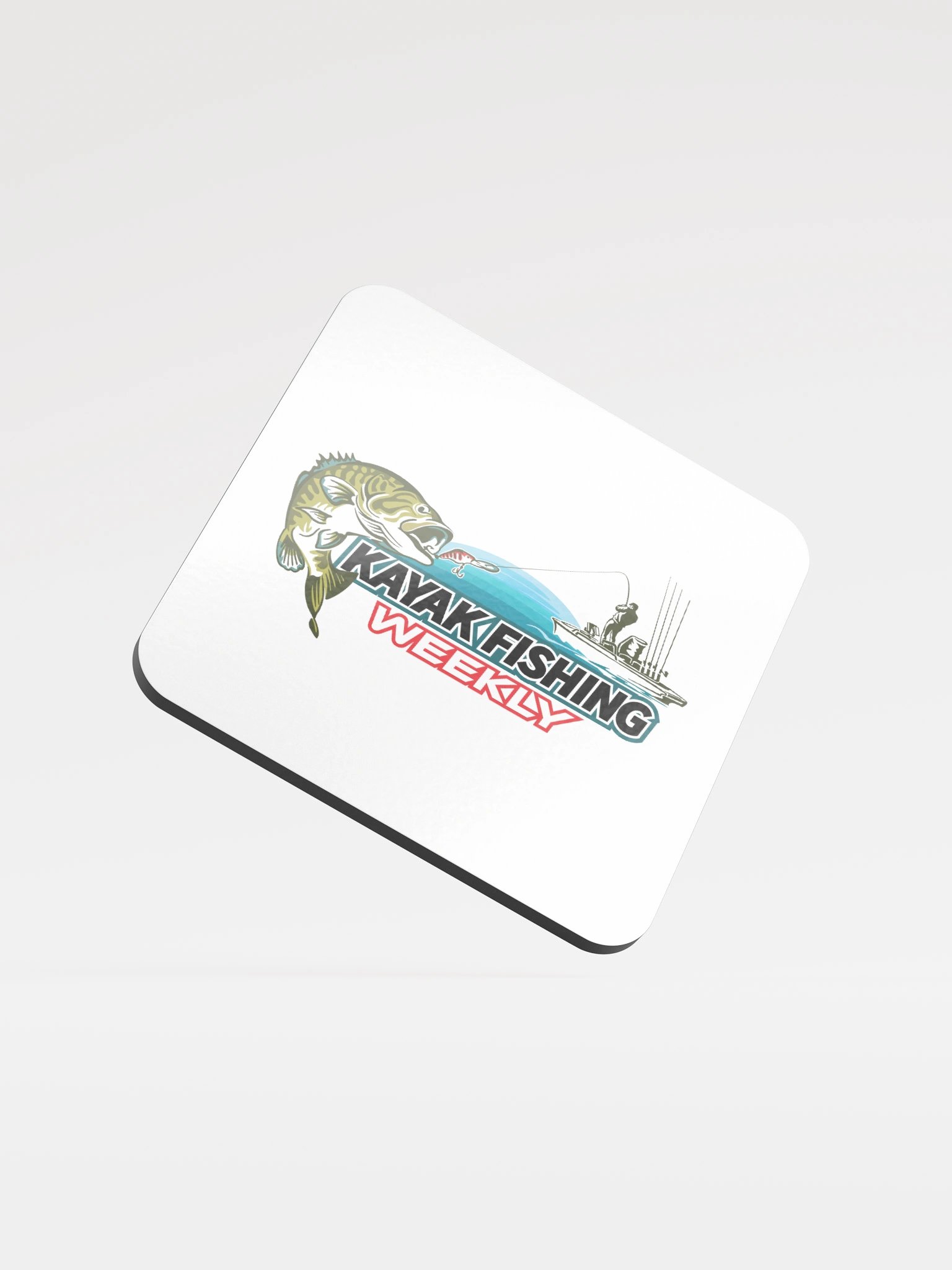 Kayak Fishing Weekly Cork Coaster product image (1)
