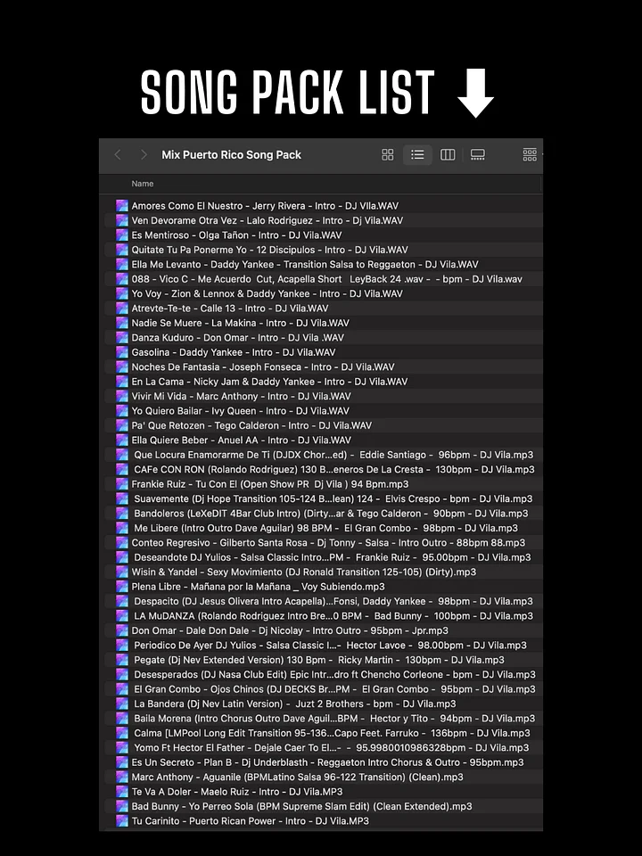 Mix Puerto Rico – Song Pack product image (2)