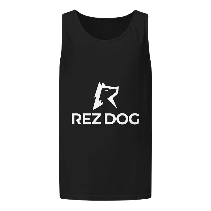 Tank Top (Black with White Logo) product image (1)