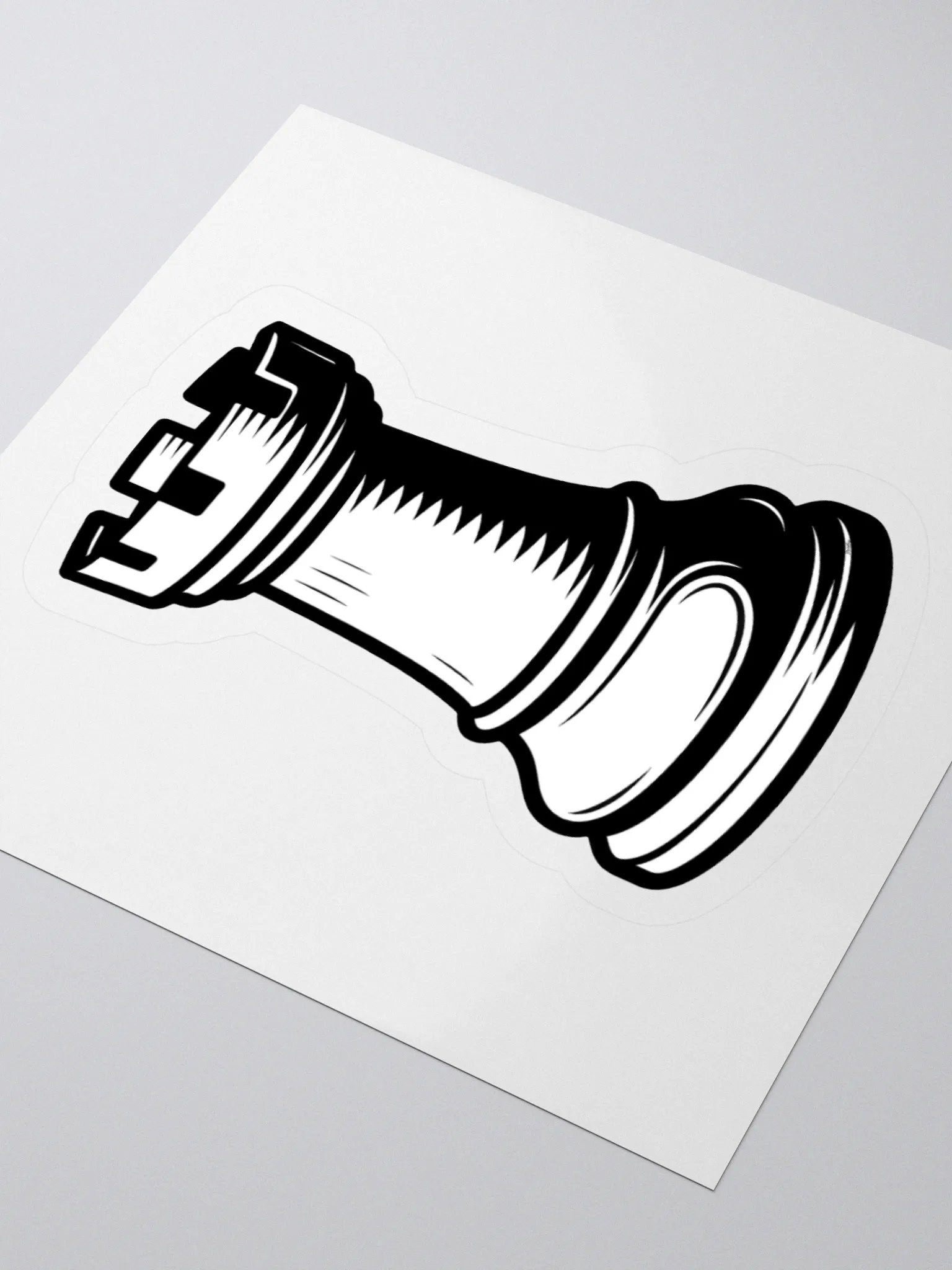 Classic Chess Rook Sticker product image (8)