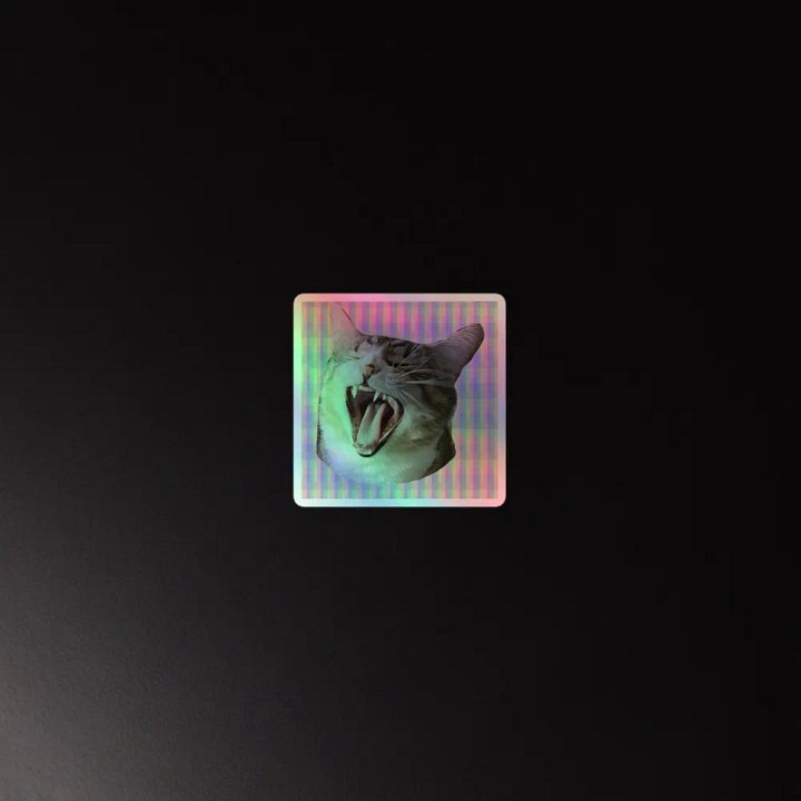 Yawning Vivy Holographic Sticker Set product image (4)
