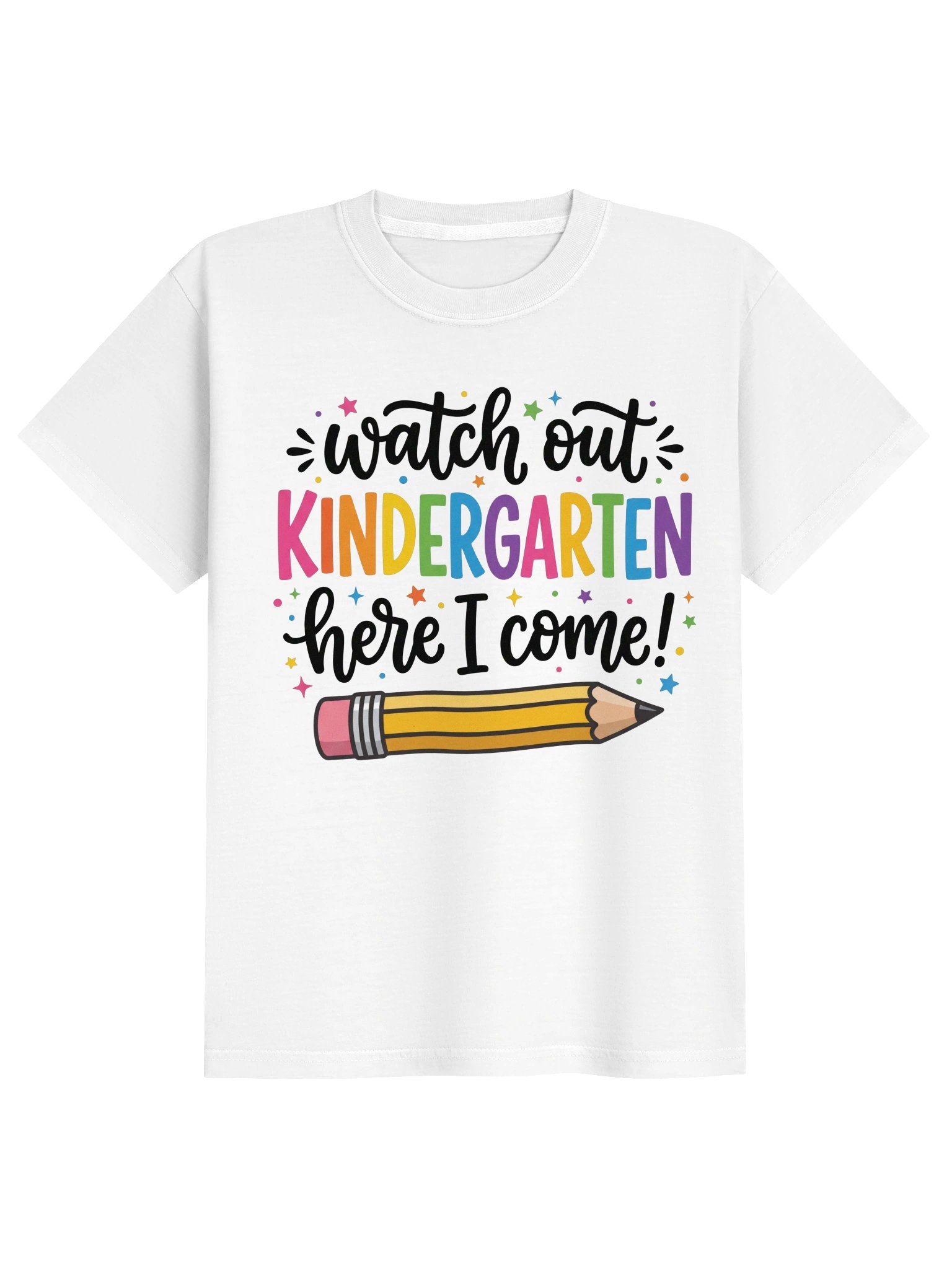 Watch Out Kindergarten Here I Come Shirt – Cute Kids Tee product image (2)