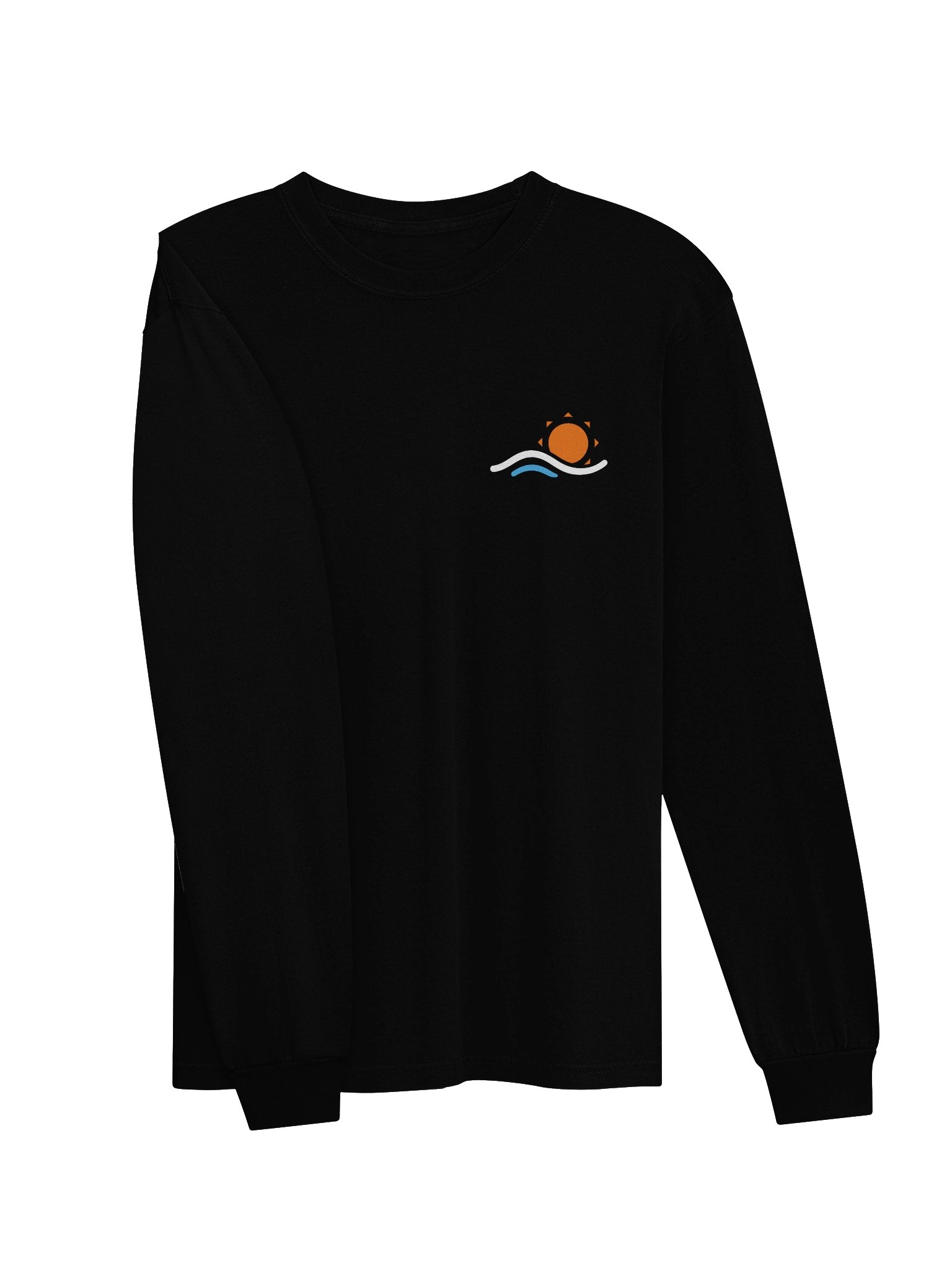 Front Pocket Logo and Full Back Graphic Long Sleeve (Light Logo) product image (3)