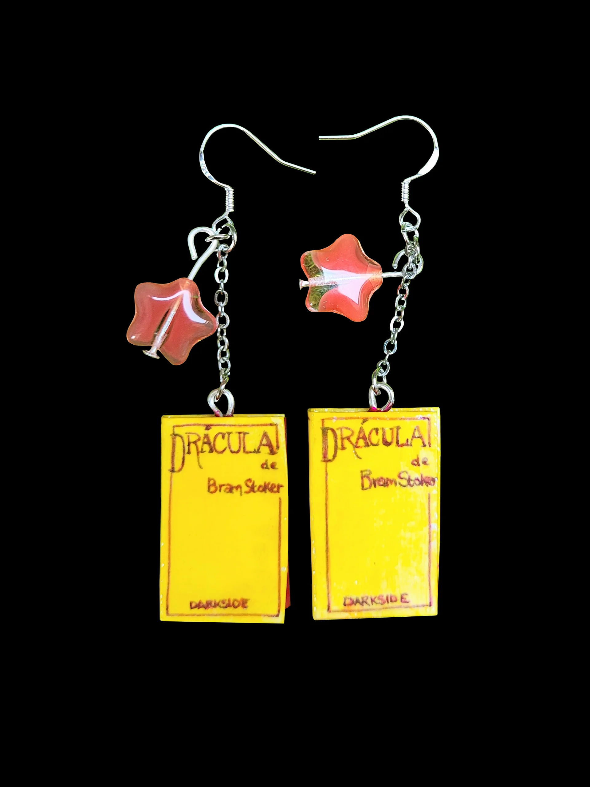 Dracula - Classic Book Earrings product image (2)