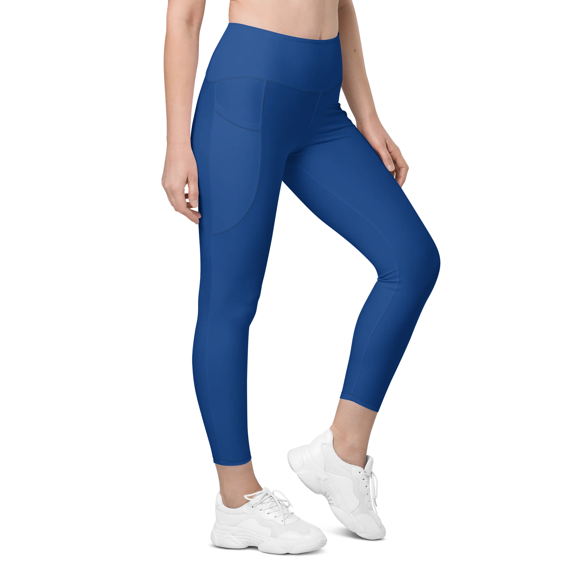 Blue Leggings with Pockets product image (5)