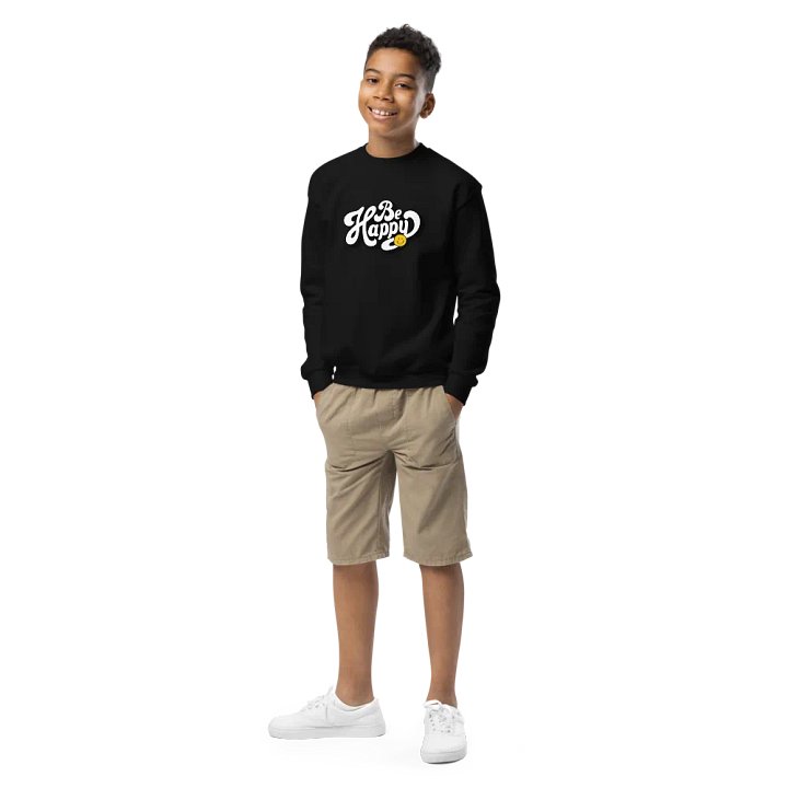 "Be Happy" Youth Sweatshirt product image (1)