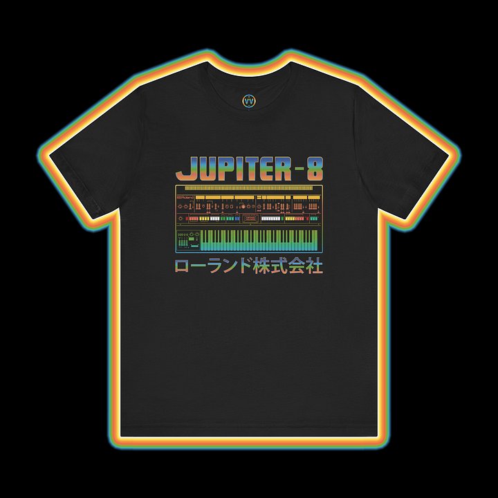 Jupiter 8 T-Shirt - Roland JP-8 (Vintage Analog Synthesizer)  product image (1)