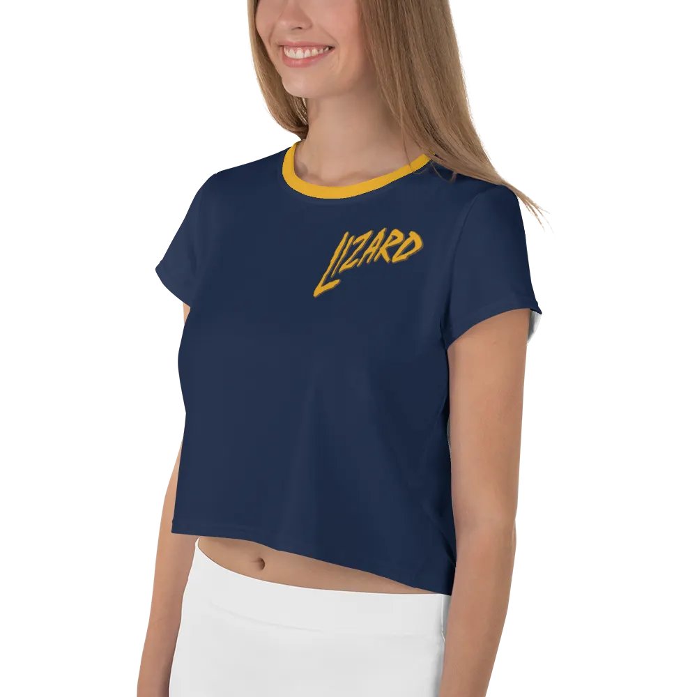(2 sided) Lizard crop tee product image (5)