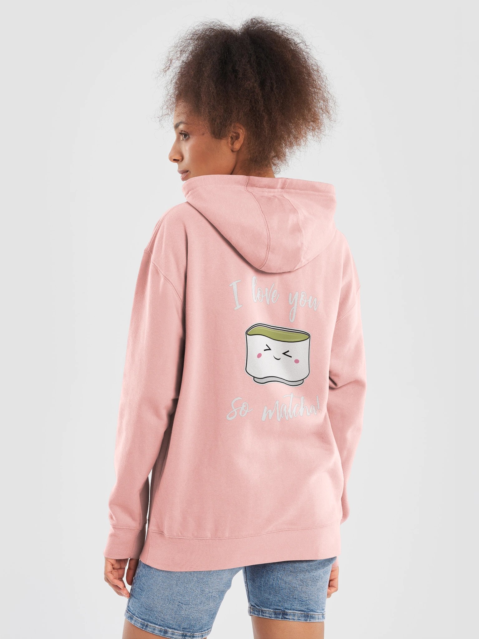 I Love You So Matcha Lightweight Hoodie product image (4)