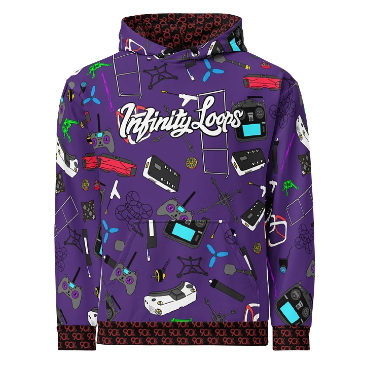 Royal Purple Micro FPV Hoodie product image (1)