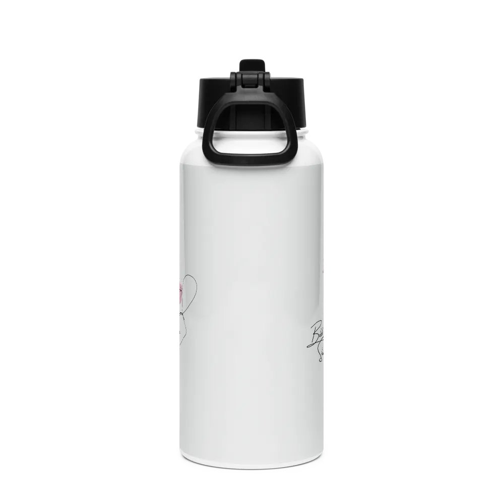 Stainless Steel Water Bottle with a Straw Lid SWFB0141 product image (4)