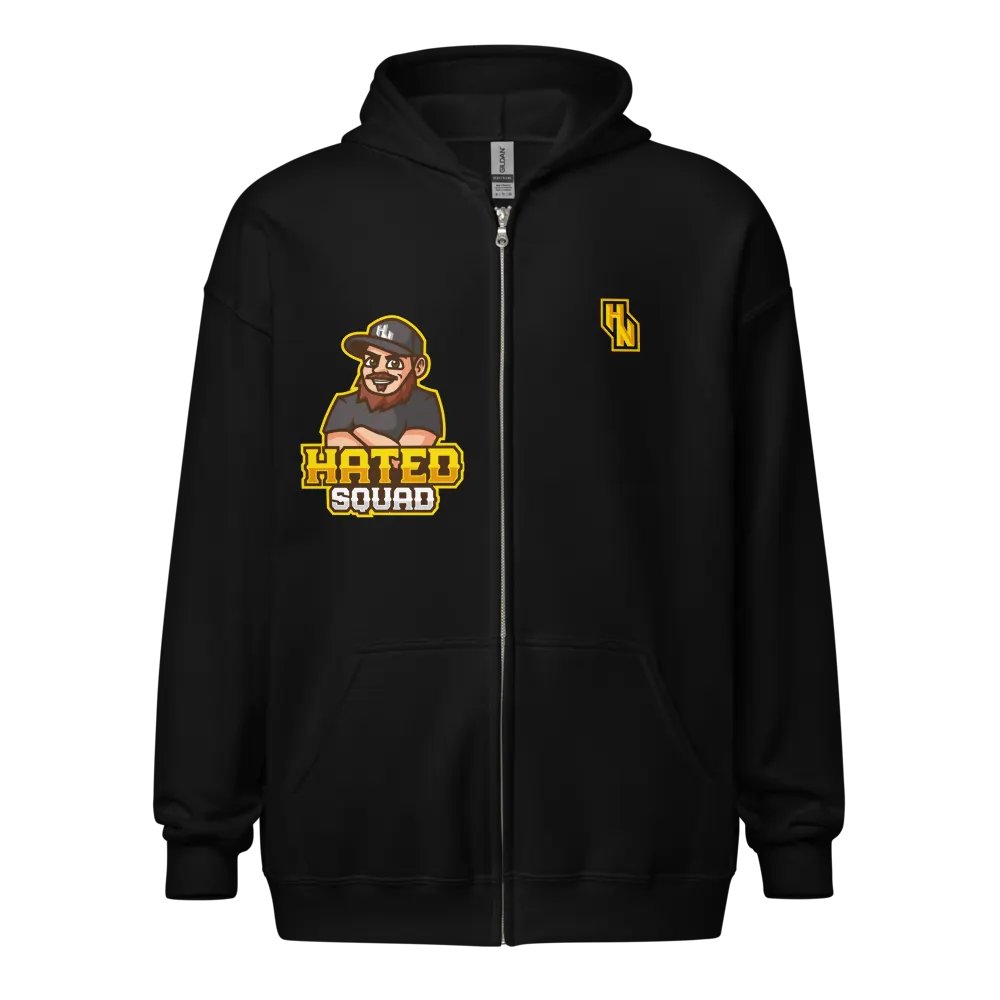 Hated Squad Zip Up Hoodie product image (1)