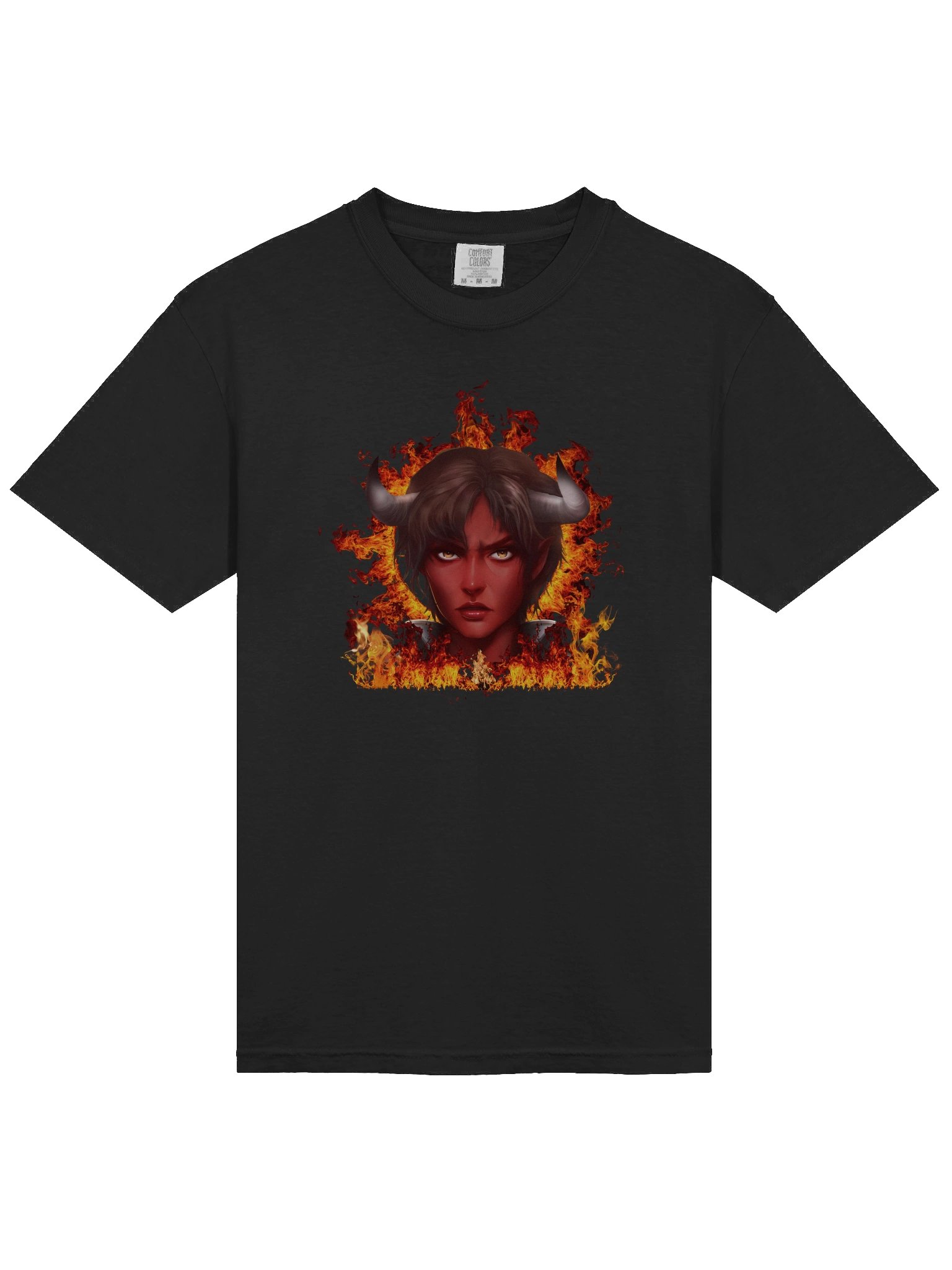 Black Relaxed Fit T-Shirt Dawn of Silence: Khirey product image (3)