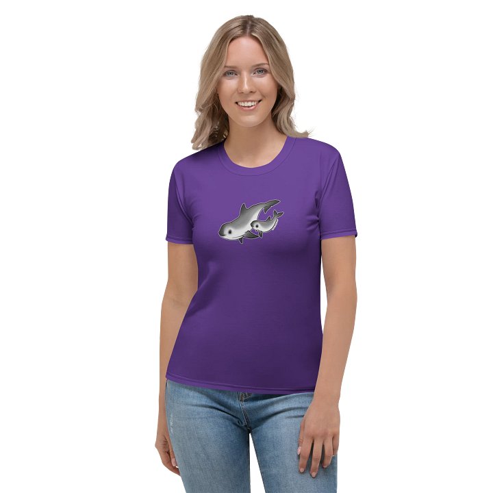 Save the Vaquita Fitted Shirt - Purple product image (2)