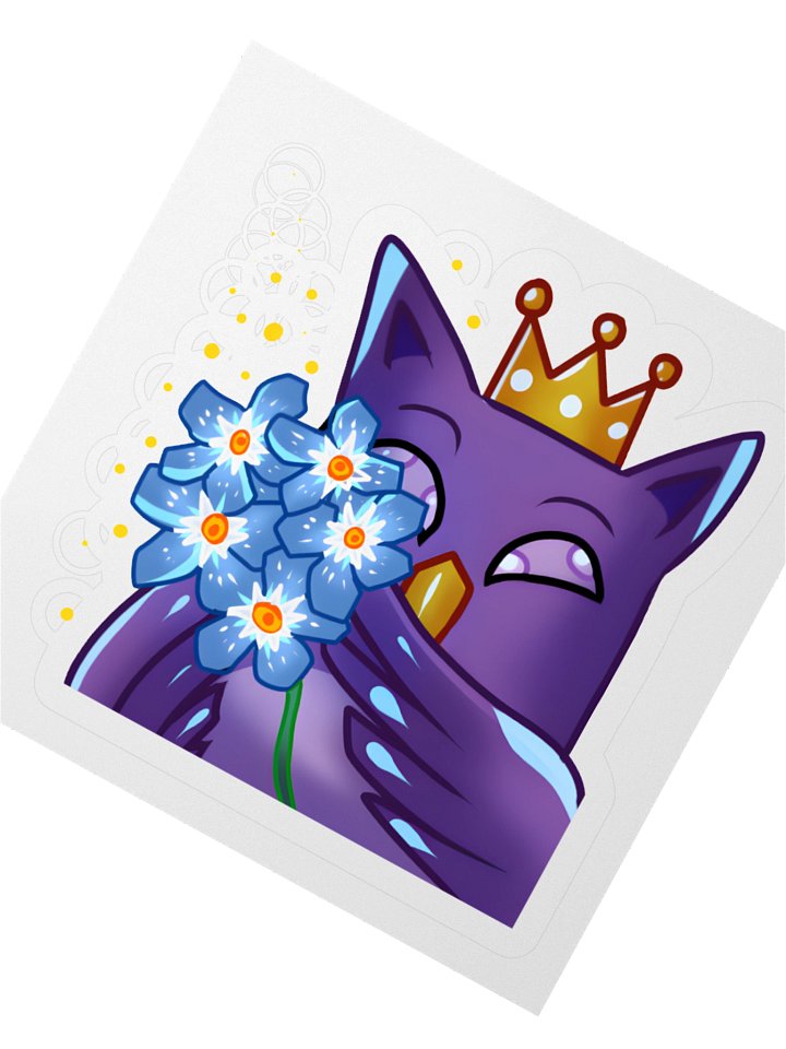 Forget-Me-Not Sticker product image (6)