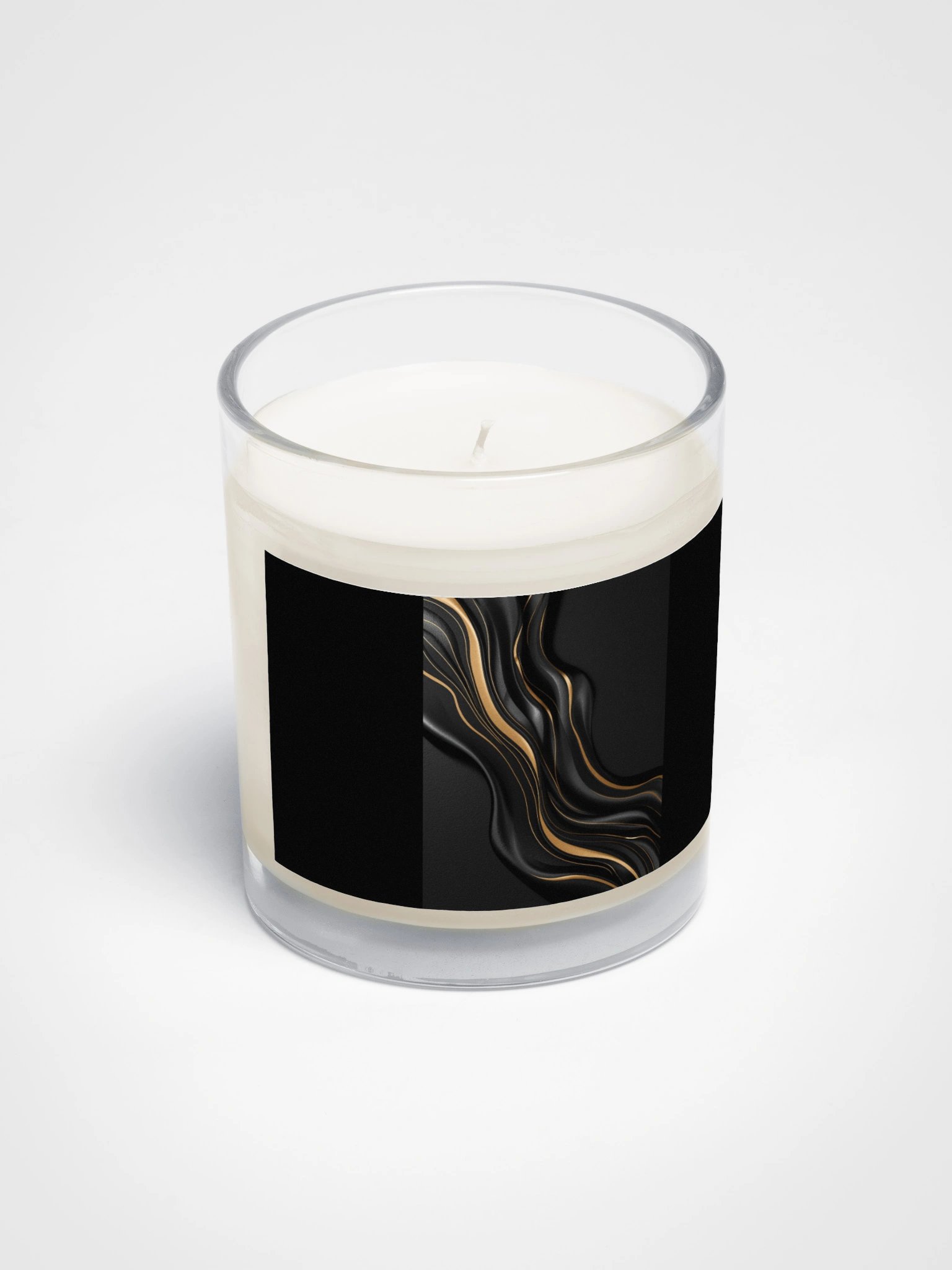 Midnight Gold Flow Scented Candle – Luxury Black & Gold Decorative Candle for Home & Office product image (2)