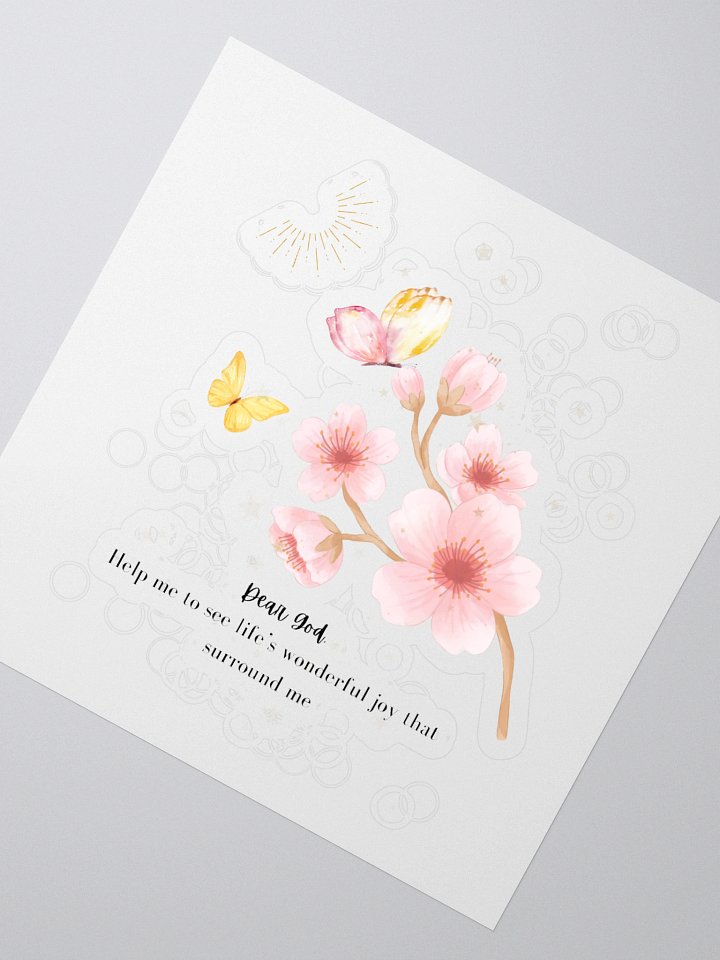 Life's wonderful Joy Kiss Cut Stickers product image (2)