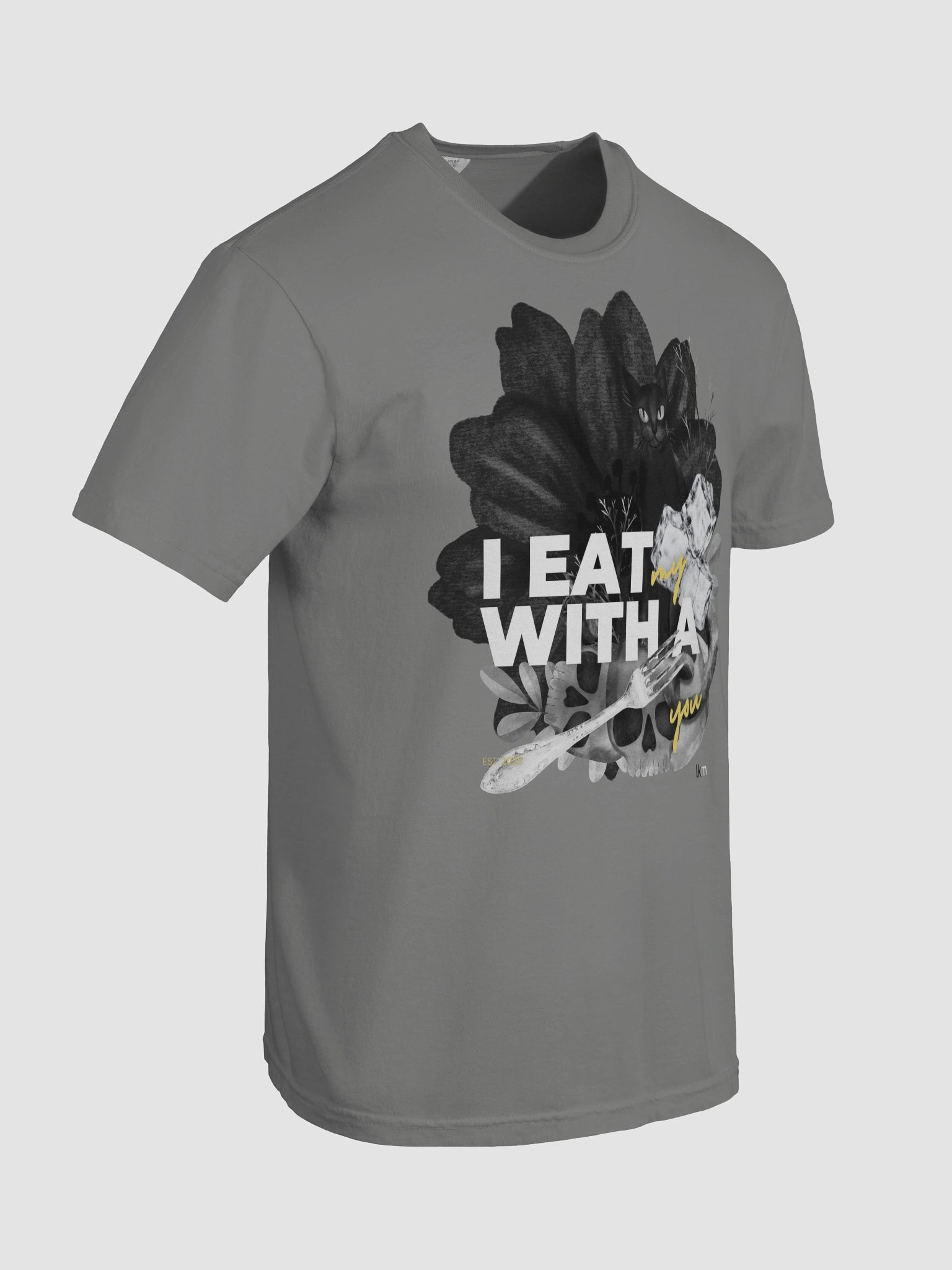 Mystery Cat ForkU LKM Modern Fit Tee product image (6)