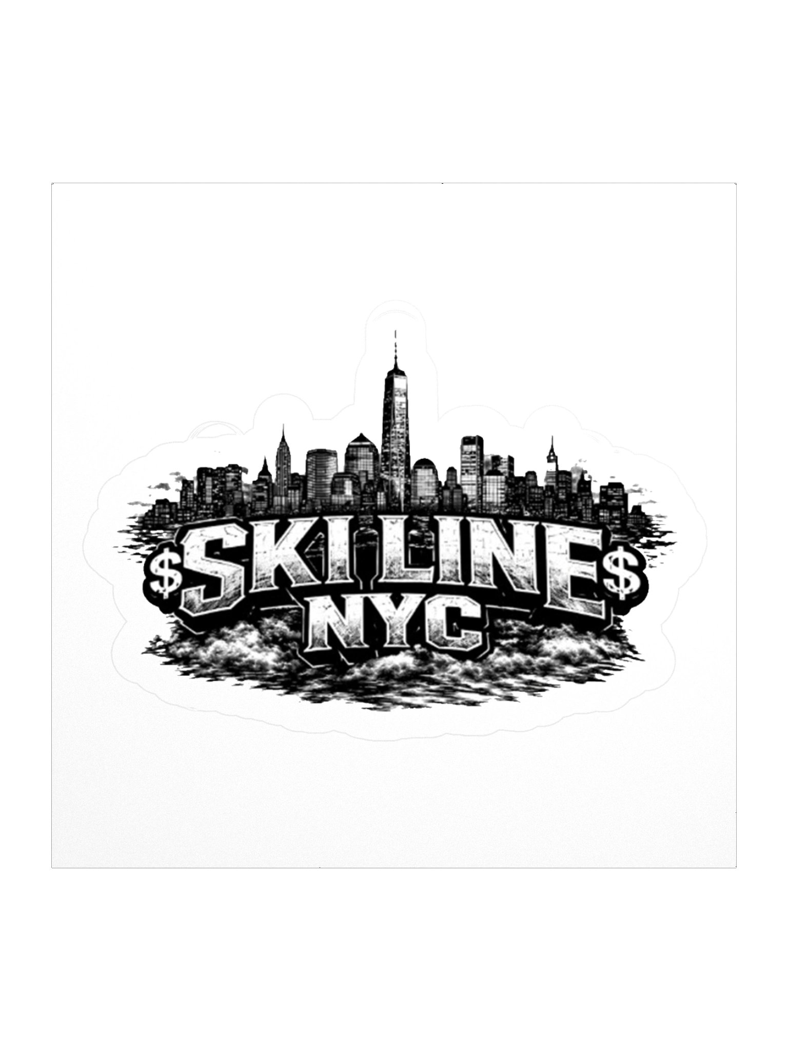 Skyline tagging nyc stickers product image (4)