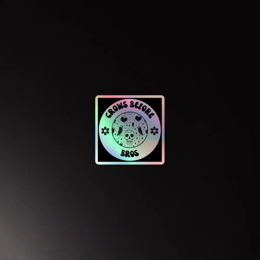 CROWS BEFORE BROS HALOGRAPHIC STICKER: Limited Edition product image (2)