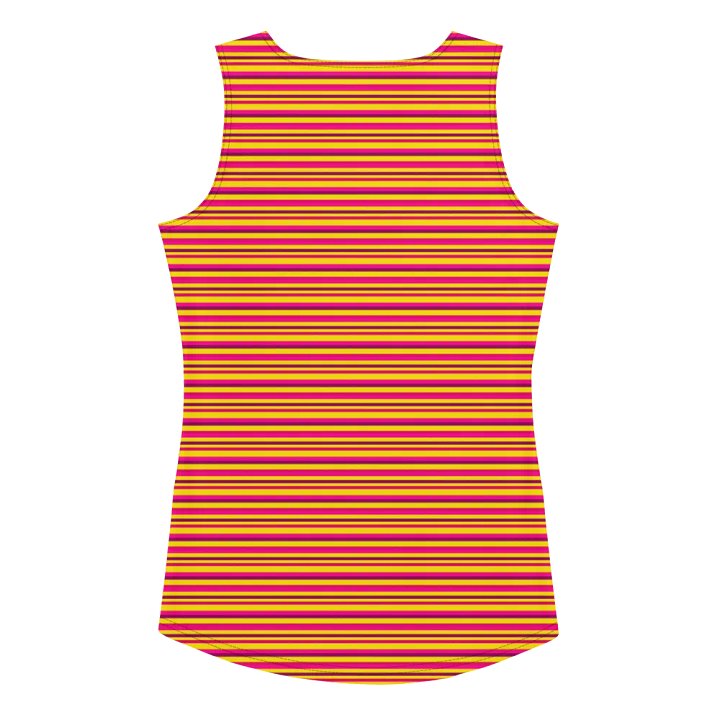Retro Racer Stripes All-Over Tank Top product image (2)