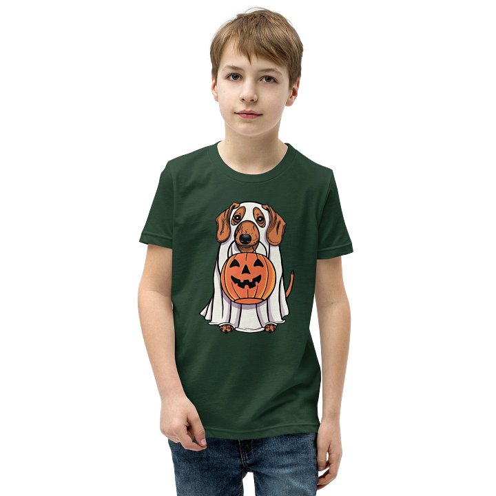 Halloween Dachshund(Tan) Youth T-Shirt product image (1)