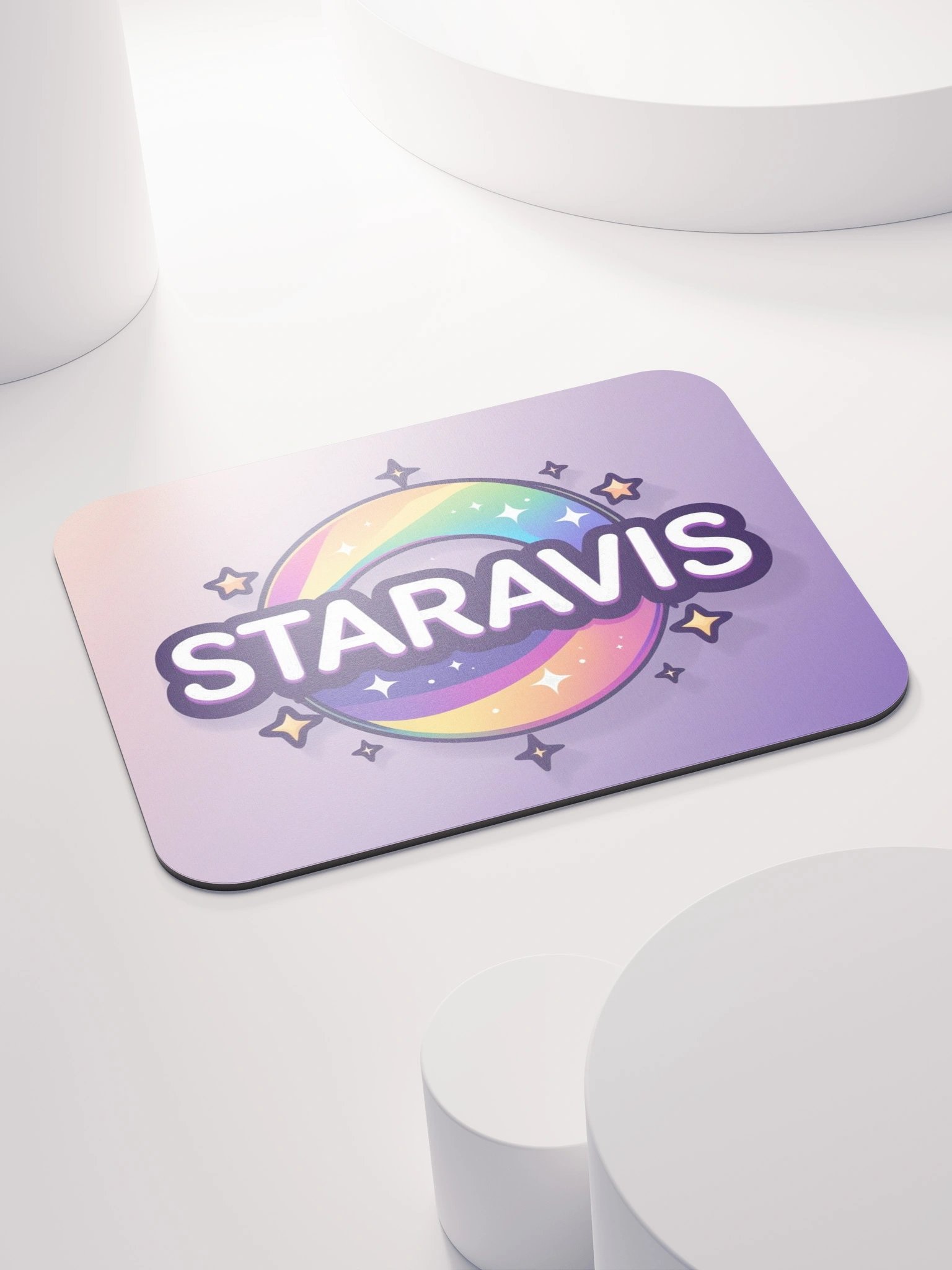 Rainbow Star Mouse Pad product image (4)