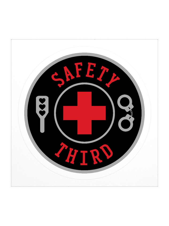 Safety Third - Round Sticker product image (2)