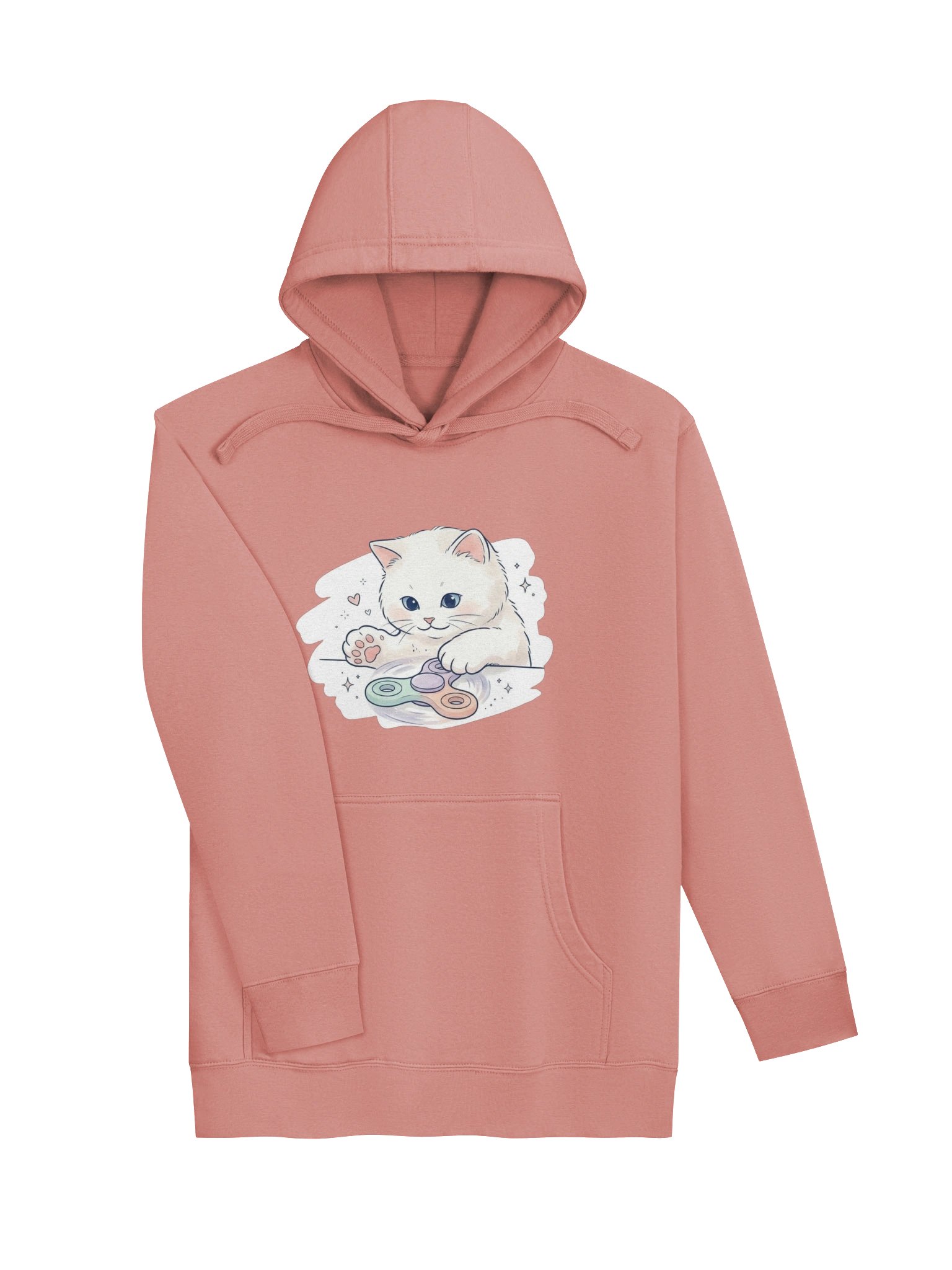 "Cozy Curiosity" Spinner Cat Hoodie product image (3)