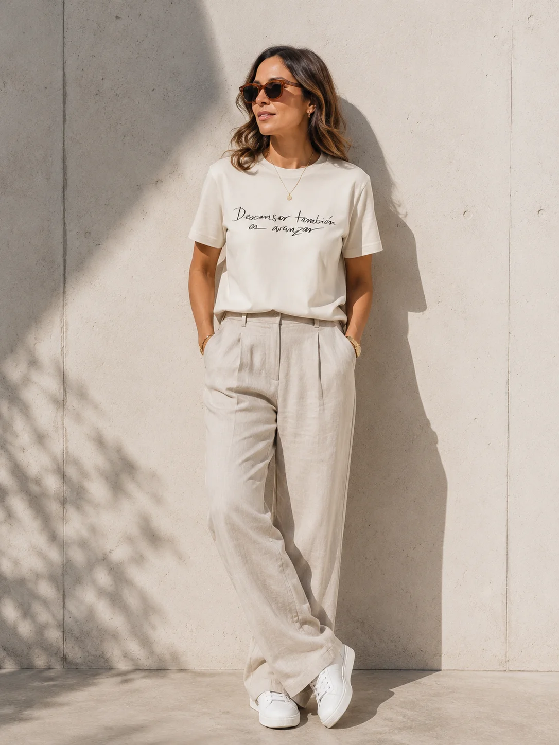 Descansar Es También Avanzar Essential T-Shirt | Regalo Autocuidado Mujer product image (3)