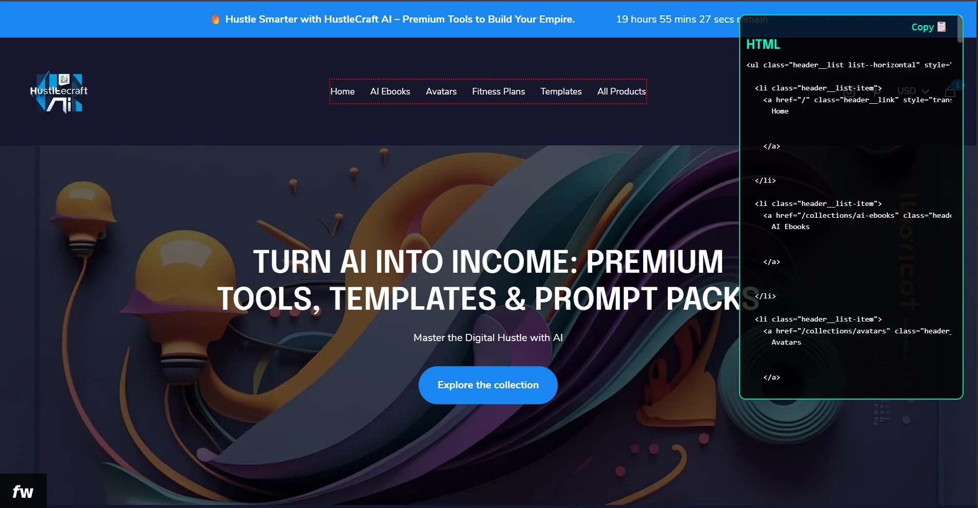 Full Code Extractor – Chrome Extension - Team product image (2)