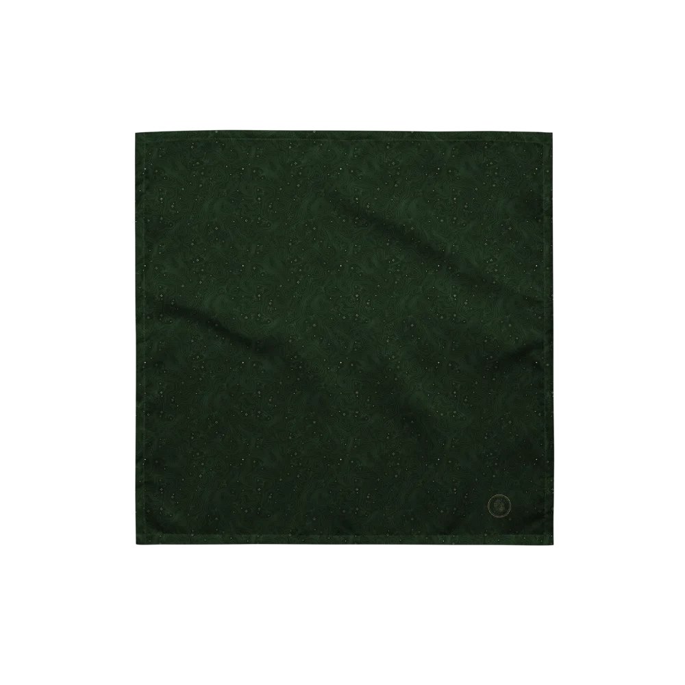 Thorne Topography Bandana (Dark Green) product image (1)