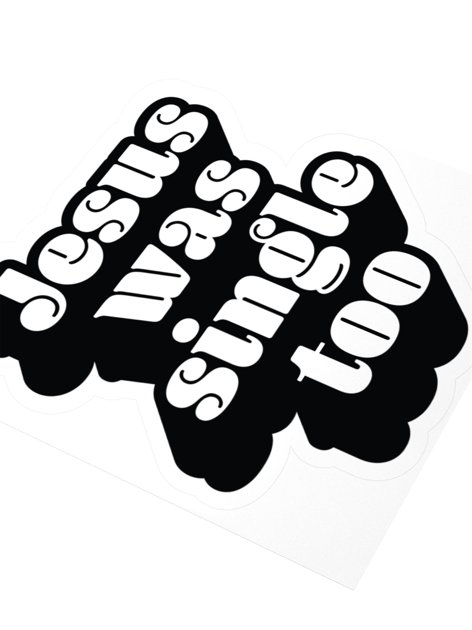 Jesus Was Single Too - Sticker product image (4)
