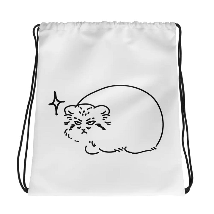 Grumpy Manul - Drawstring Bag product image (1)