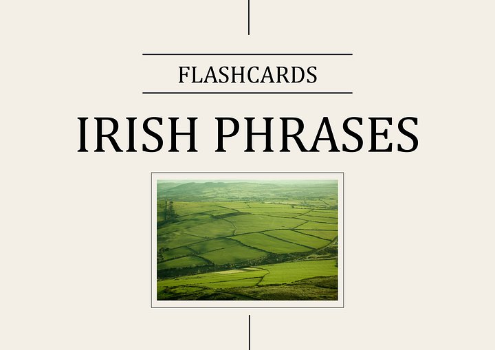 Irish Phrases Flashcard Pack product image (1)