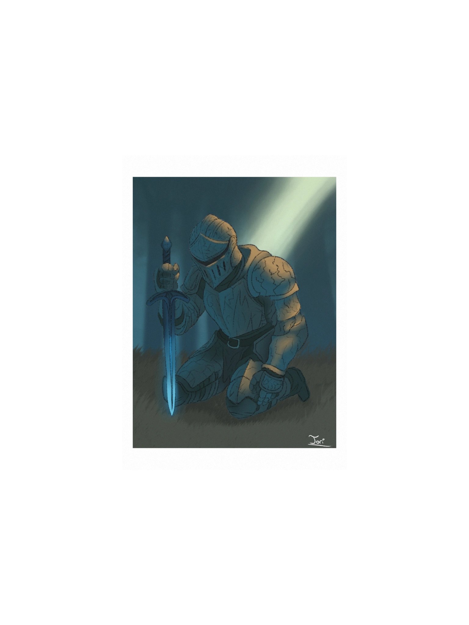 Cursed Knight Poster product image (1)
