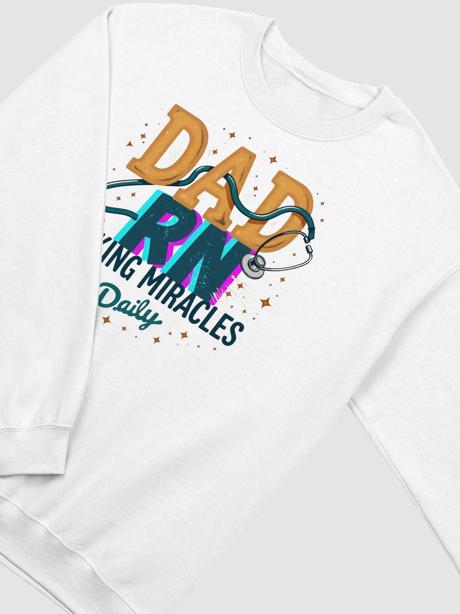 Miracle-Making Dad RN Crewneck Sweatshirt product image (11)